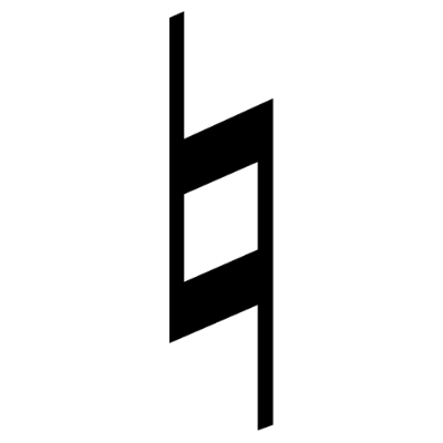 A natural accidental in a key signature